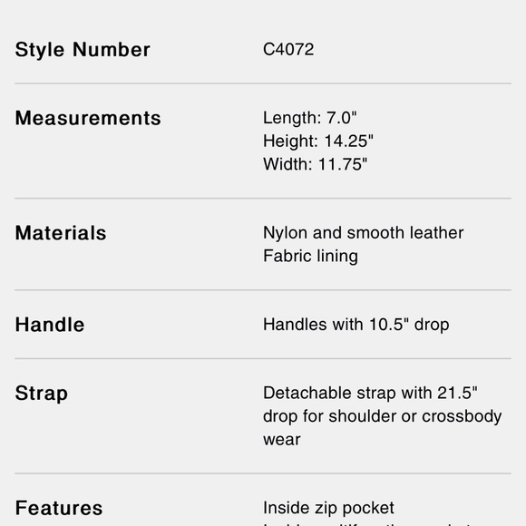 Coach diaper bag - Picture 2 of 5